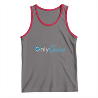 Funny Gymer Tank Top Only Gains Fitness