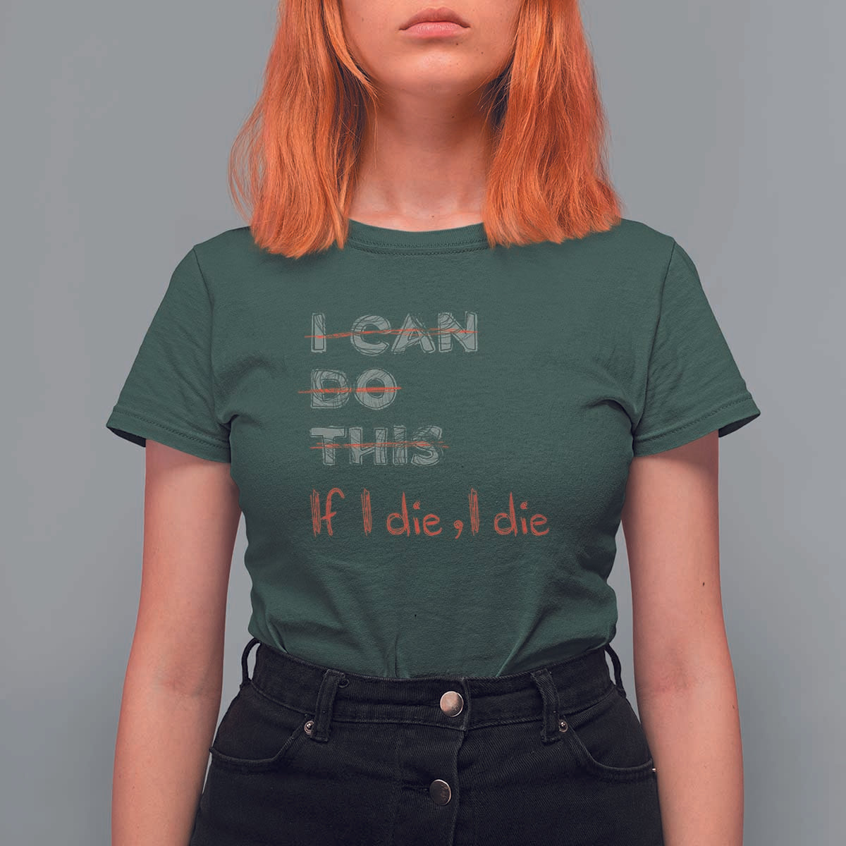 Funny Gymer T Shirt For Women I Can Do This If I Die - Wonder Print Shop