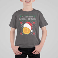 Funny All I Want For Christmas Is Bitcoin T Shirt For Kid - Wonder Print Shop