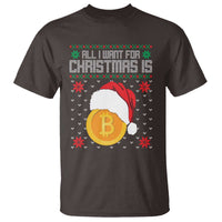 Funny All I Want For Christmas Is Bitcoin T Shirt - Wonder Print Shop