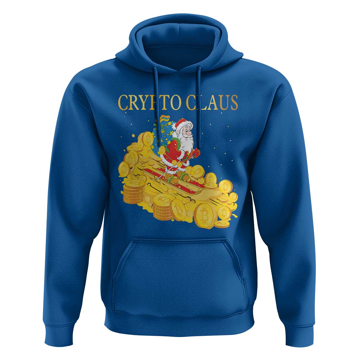 Funny Christmas Bitcoin Crypto Claus Hoodie