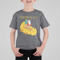 Funny Christmas Bitcoin Crypto Claus T Shirt For Kid - Wonder Print Shop