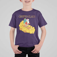 Funny Christmas Bitcoin Crypto Claus T Shirt For Kid - Wonder Print Shop