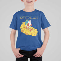 Funny Christmas Bitcoin Crypto Claus T Shirt For Kid - Wonder Print Shop