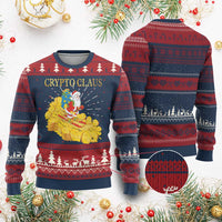 Funny Christmas Bitcoin Crypto Claus Ugly Christmas Sweater - Wonder Print Shop