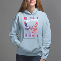 The Party Don't Start Till I Drop In Boujee Disco Ball Retro Groovy Hoodie - Wonder Print Shop