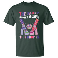 The Party Don't Start Till I Drop In Boujee Disco Ball Retro Groovy T Shirt - Wonder Print Shop