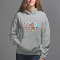 Groovy 2024 Disco Ball and Delivery Squad New Years Eve Hoodie - Wonder Print Shop