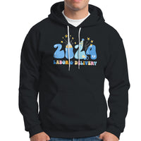 Retro 2024 Labor and Delivery Unit Nurse New Years Eve Rn Np Hoodie - Wonder Print Shop