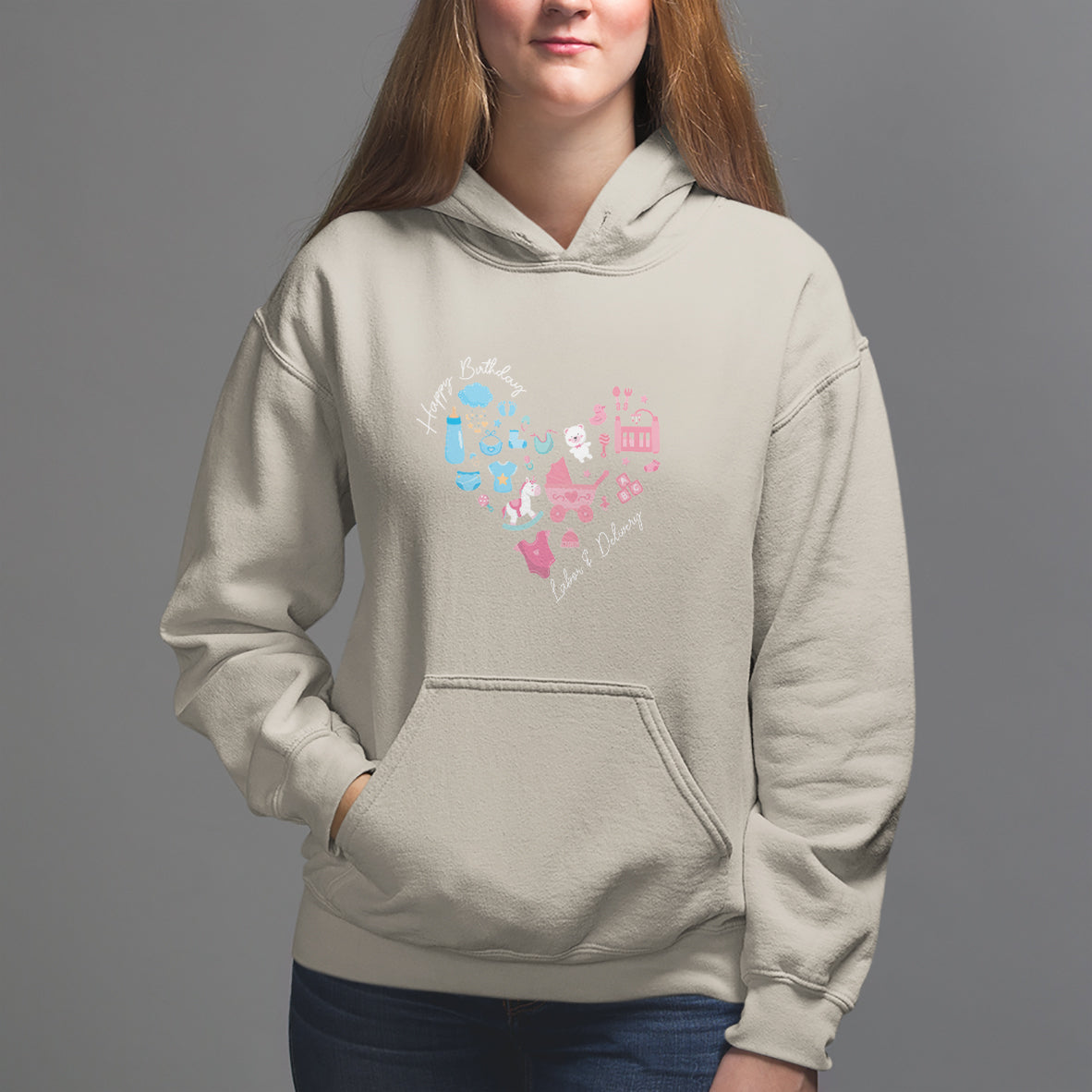 Happy Birthday Specialist Labor and Delivery RN or OB Nurse Hoodie - Wonder Print Shop