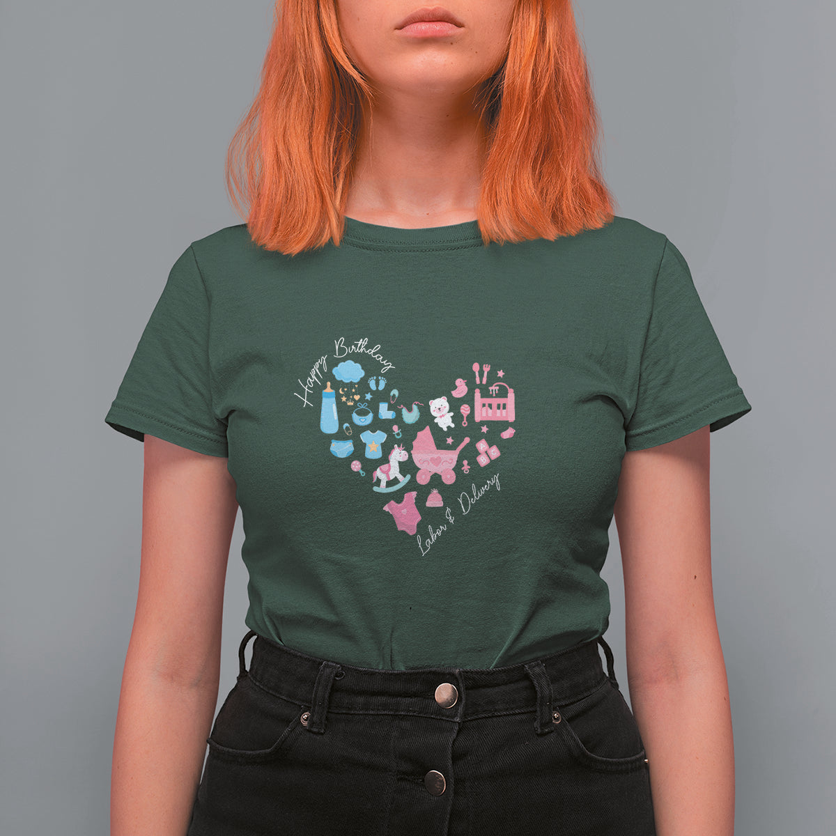 Happy Birthday Specialist Labor and Delivery RN or OB Nurse T Shirt For Women - Wonder Print Shop