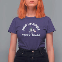 Proud L&D Member Of The Stork Squad Labor & Delivery Nurse T Shirt For Women - Wonder Print Shop