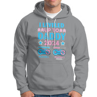 I Leveled Up To Daddy 2024 Funny Soon To Be Dad Hoodie - Wonder Print Shop