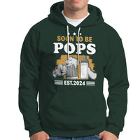Soon to be Pops 2024 New Daddy Announcement Hoodie - Wonder Print Shop