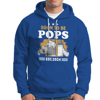 Soon to be Pops 2024 New Daddy Announcement Hoodie - Wonder Print Shop