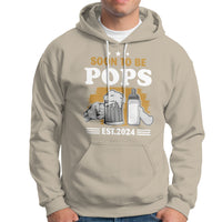 Soon to be Pops 2024 New Daddy Announcement Hoodie - Wonder Print Shop