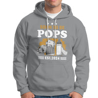 Soon to be Pops 2024 New Daddy Announcement Hoodie - Wonder Print Shop