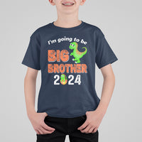 I'm Going To Be Big Brother 2024 Dinosaur Bro Baby T Shirt For Kid - Wonder Print Shop