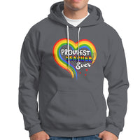 LGBT History Month Hoodie Proudest Teacher Ever Teaching Proud Rainbow - Wonder Print Shop