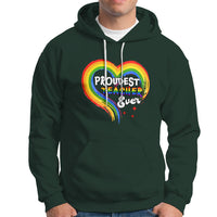 LGBT History Month Hoodie Proudest Teacher Ever Teaching Proud Rainbow - Wonder Print Shop