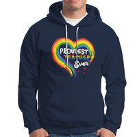 LGBT History Month Hoodie Proudest Teacher Ever Teaching Proud Rainbow - Wonder Print Shop