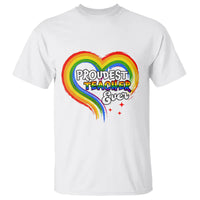 LGBT History Month T Shirt Proudest Teacher Ever Teaching Proud Rainbow - Wonder Print Shop