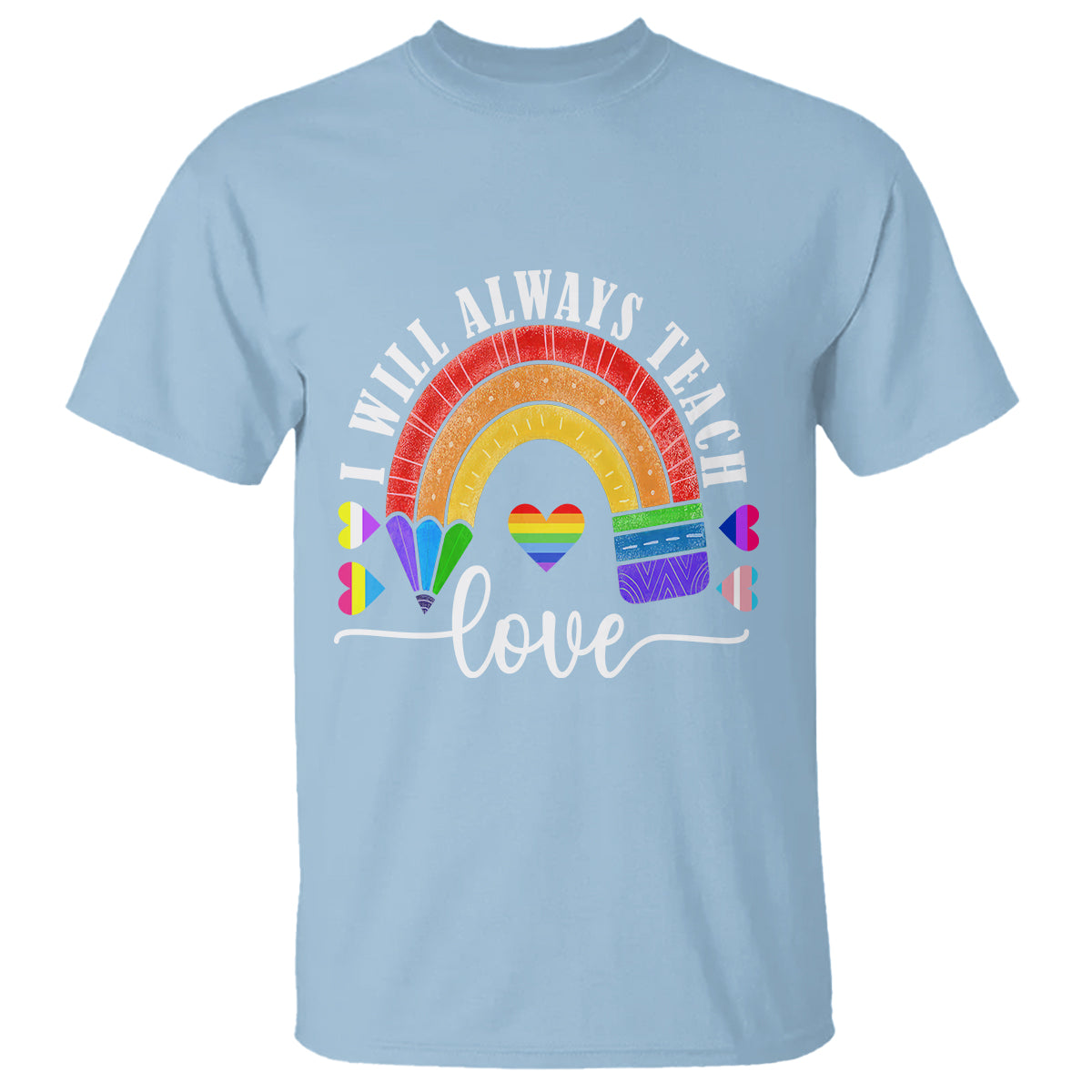LGBT History Month T Shirt Proudest Teacher Ever Teaching Proud Rainbow - Wonder Print Shop