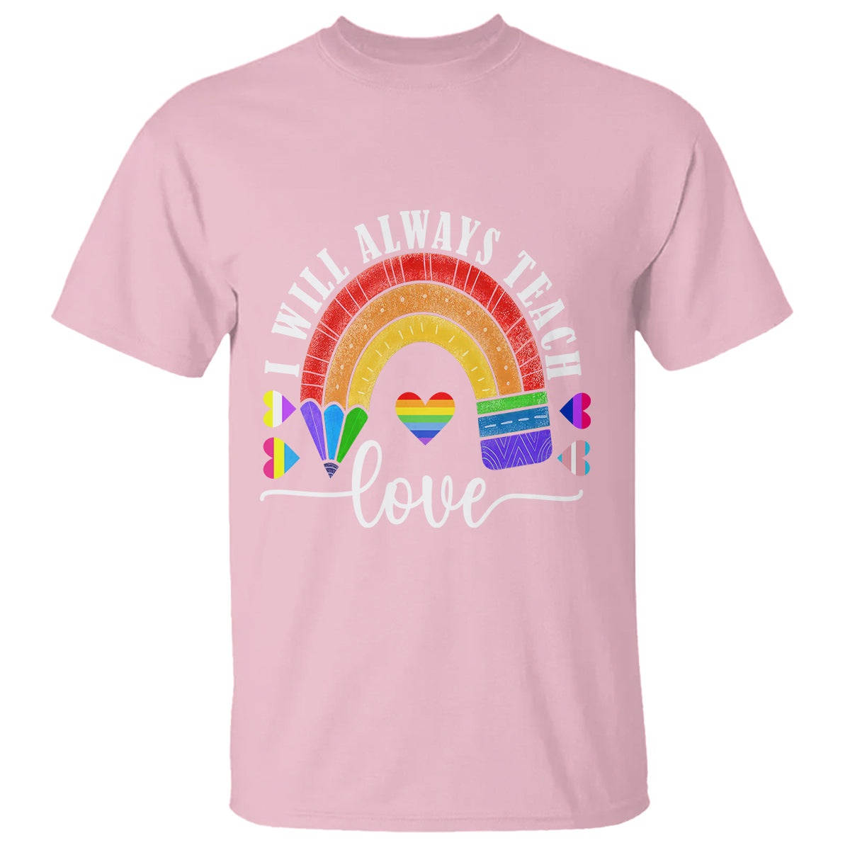LGBT History Month T Shirt Proudest Teacher Ever Teaching Proud Rainbow - Wonder Print Shop