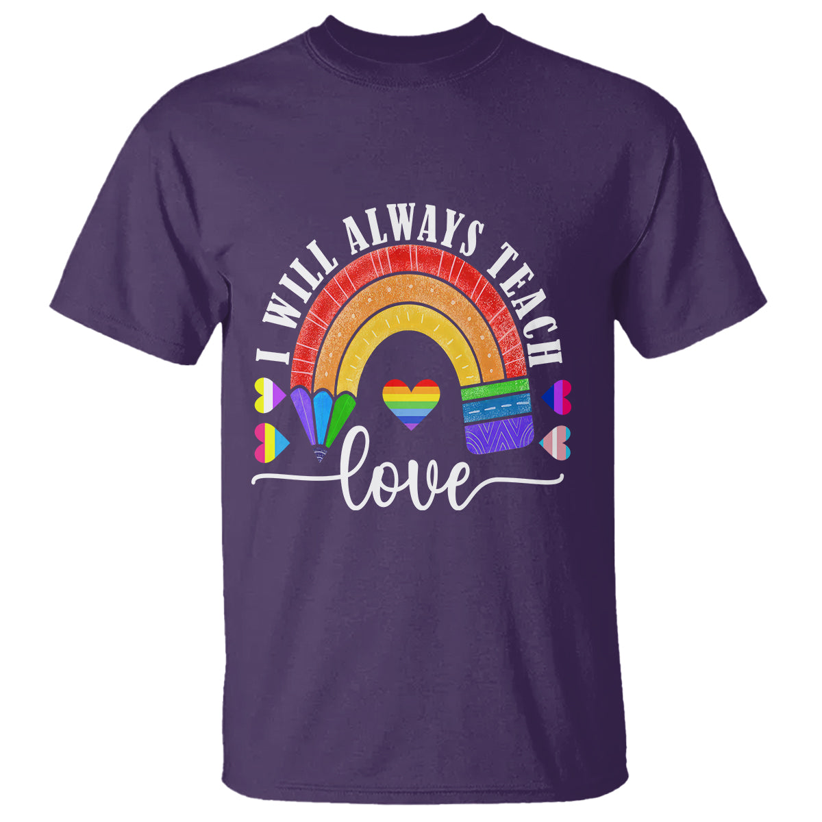 LGBT History Month T Shirt Proudest Teacher Ever Teaching Proud Rainbow - Wonder Print Shop