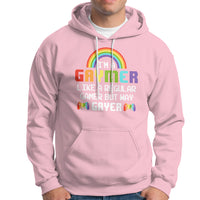 Gaymer Like A Regular Gamer But Way Gayer LGBT Rainbow Gaming Hoodie - Wonder Print Shop