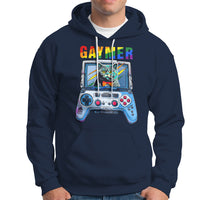 Gaymer Cat LGBT Gay Pride Rainbow Video Game Hoodie - Wonder Print Shop