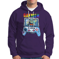 Gaymer Cat LGBT Gay Pride Rainbow Video Game Hoodie - Wonder Print Shop