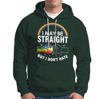 I May Be Straight But I Don't Hate LGBT Pride Hoodie - Wonder Print Shop