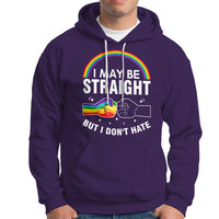 I May Be Straight But I Don't Hate LGBT Pride Hoodie - Wonder Print Shop