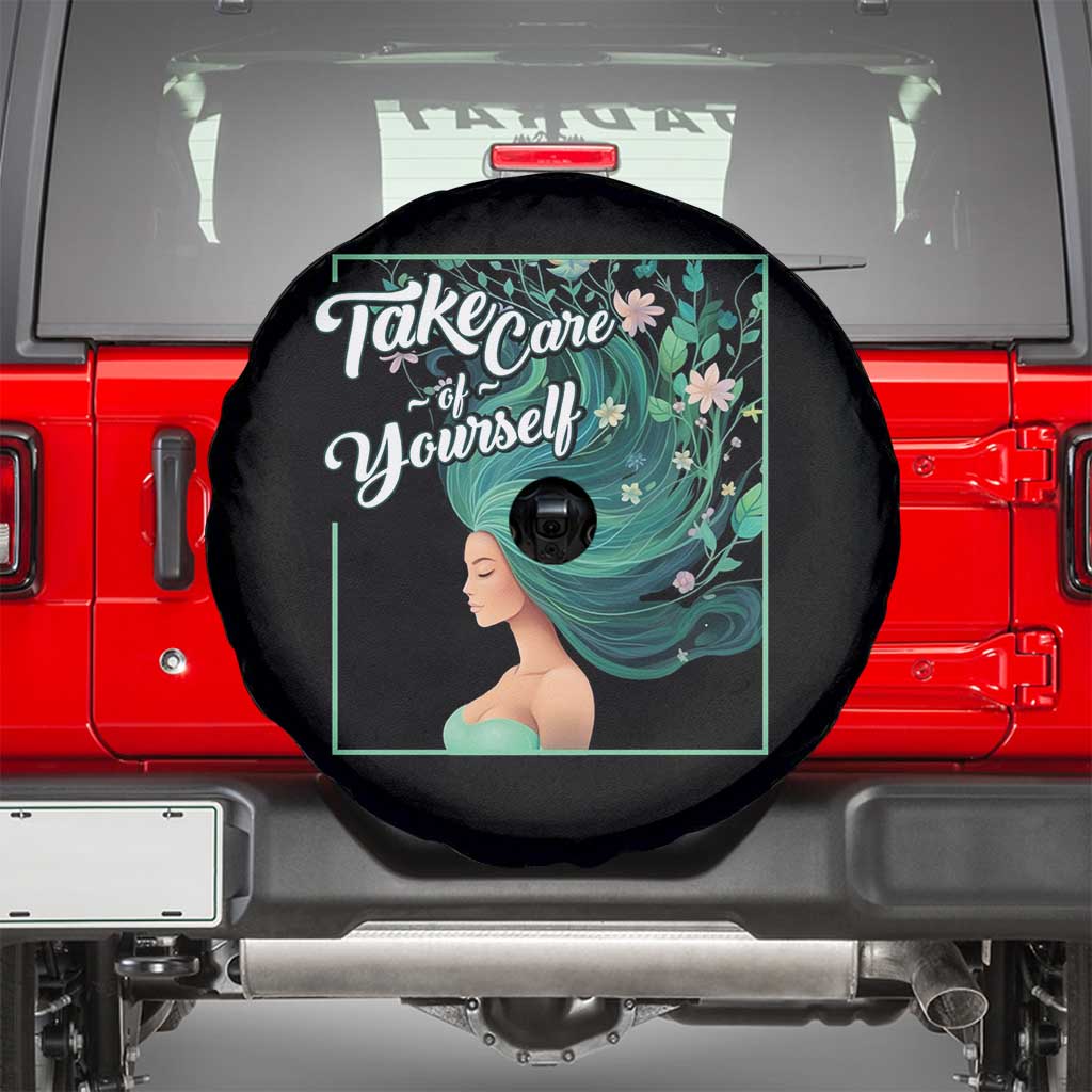 Mental Health Spare Tire Cover Take Care Of Yourself Self-Love Body Positive