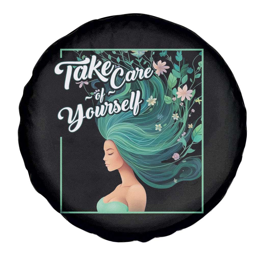 Mental Health Spare Tire Cover Take Care Of Yourself Self-Love Body Positive