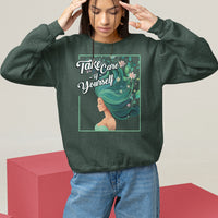 Take Care Of Yourself Self-Love Body Positive Mental Health Sweatshirt - Wonder Print Shop