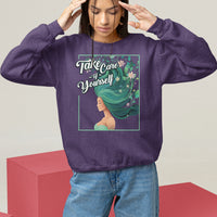 Take Care Of Yourself Self-Love Body Positive Mental Health Sweatshirt - Wonder Print Shop
