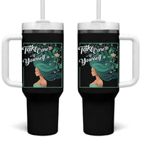 Take Care Of Yourself Self-Love Body Positive Mental Health Tumbler With Handle