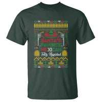 Funny Mexico Xmas Feliz Navidad T Shirt Santa' Favorite Mexican - Wonder Print Shop
