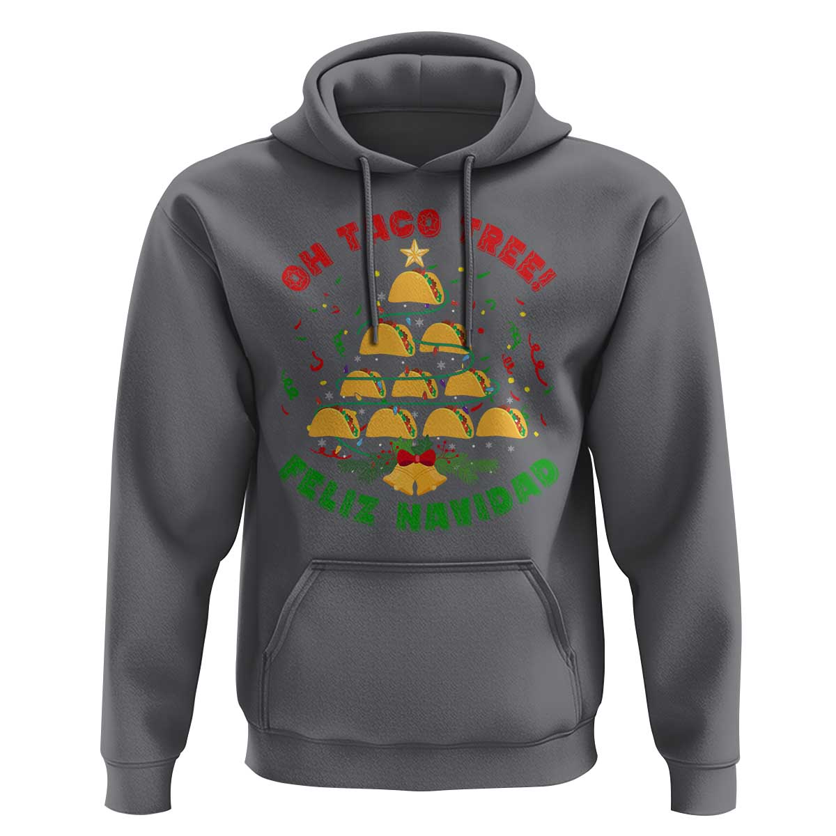 Funny Mexico Xmas Hoodie Oh Taco Tree Tacos Lover