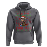 Funny Mexico Xmas Hoodie Tuki Tuki Burrito Cute Donkey Feliz Navidad