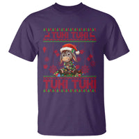 Funny Mexico Xmas T Shirt Tuki Tuki Burrito Cute Donkey Feliz Navidad - Wonder Print Shop