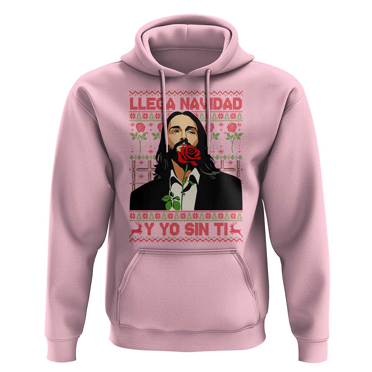 Funny Mexico Xmas Hoodie Llega Navidad Y Yo Sin Ti Mexican Pop Star