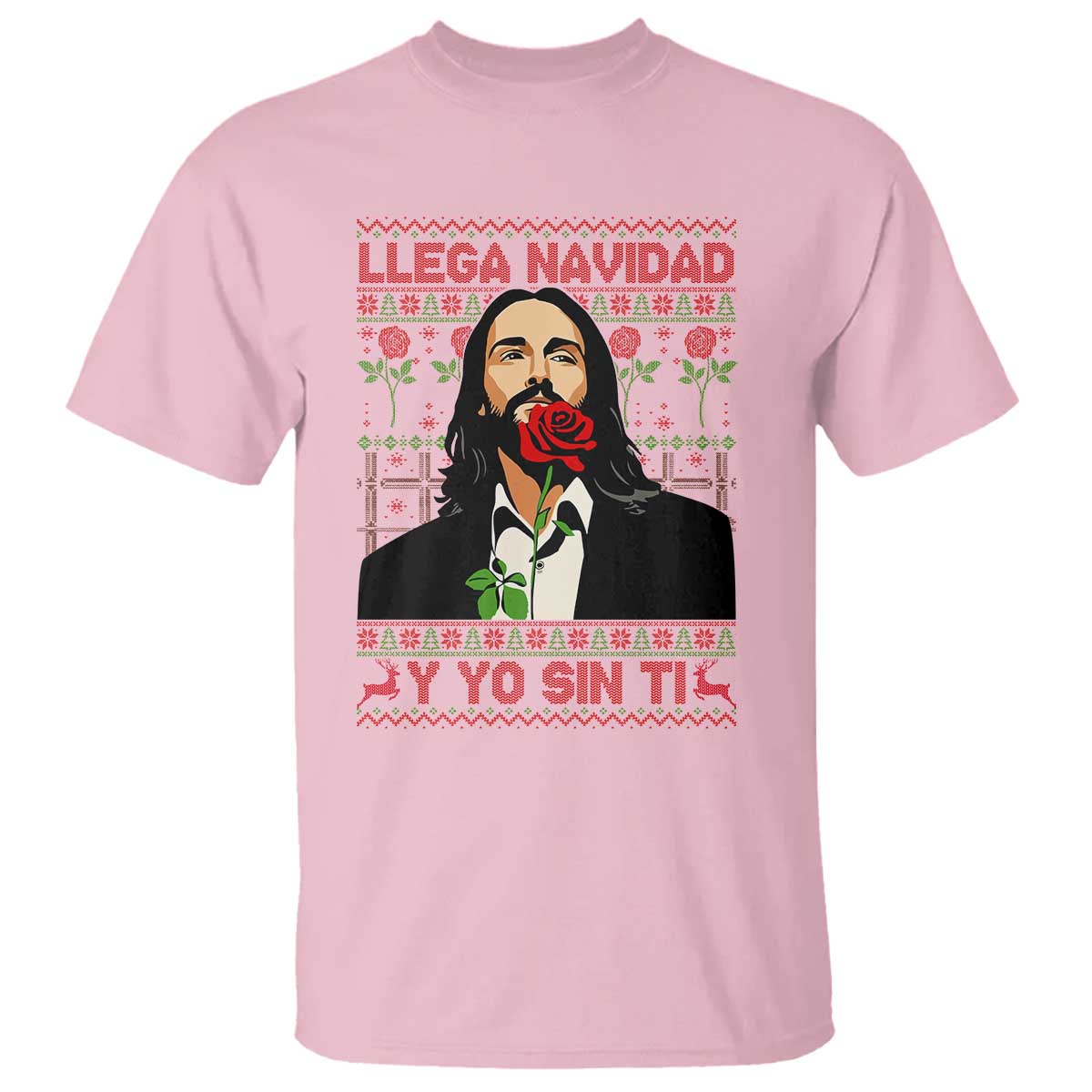 Funny Mexico Xmas T Shirt Llega Navidad Y Yo Sin Ti Mexican Pop Star - Wonder Print Shop