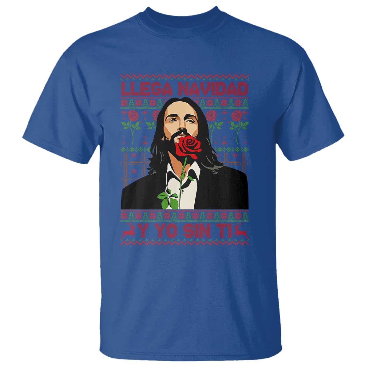 Funny Mexico Xmas T Shirt Llega Navidad Y Yo Sin Ti Mexican Pop Star - Wonder Print Shop