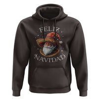 Funny Mexico Xmas Hoodie Santa Sombrero Feliz Navidad