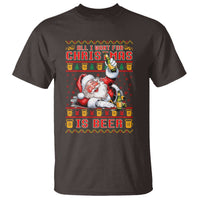 Funny Christmas Beer T Shirt It's the Most Wonderful Time For A Beer - Wonder Print Shop