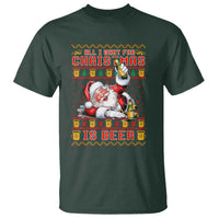 Funny Christmas Beer T Shirt It's the Most Wonderful Time For A Beer - Wonder Print Shop