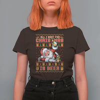 Funny Christmas Beer T Shirt For Women It's the Most Wonderful Time For A Beer - Wonder Print Shop